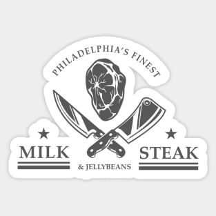 Philadelphia milk steak Sticker